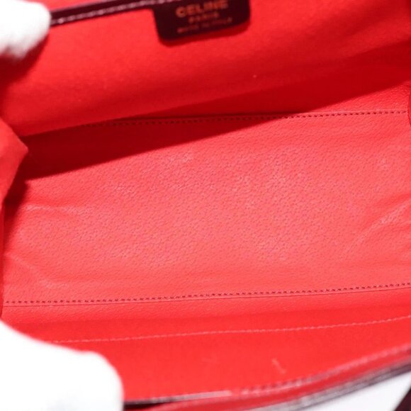 CELINE Backpack Leather Purple Gold - Picture 13 of 16